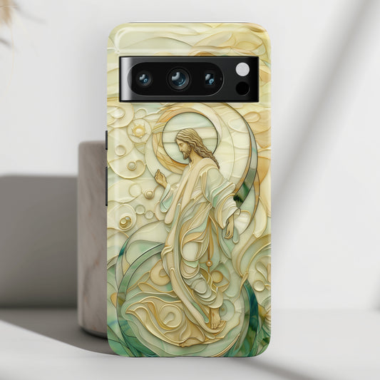 Jesus Stained Glass Design 2 Google Pixel Phone Case
