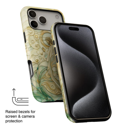 Jesus Stained Glass Design 2 iPhone Case