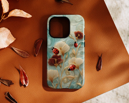 Ladybug Garden Design iPhone Case
