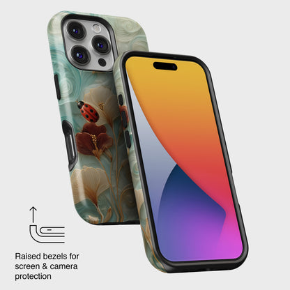 Ladybug Garden Design iPhone Case