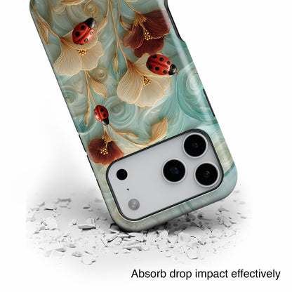 Ladybug Garden Design iPhone Case