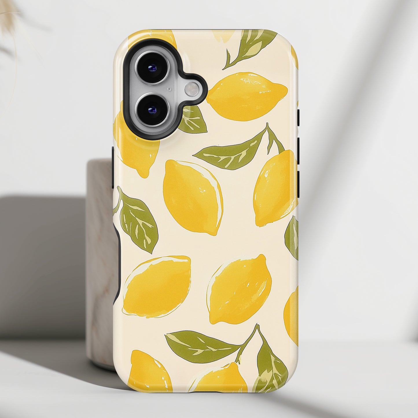 Lemon Pattern Design iPhone Case