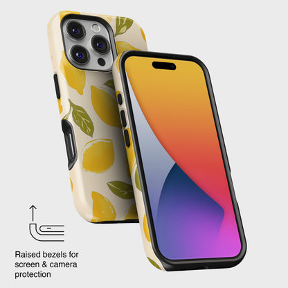 Lemon Pattern Design iPhone Case