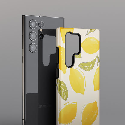 Lemon Pattern Design Phone Case for Galaxy S series Phones