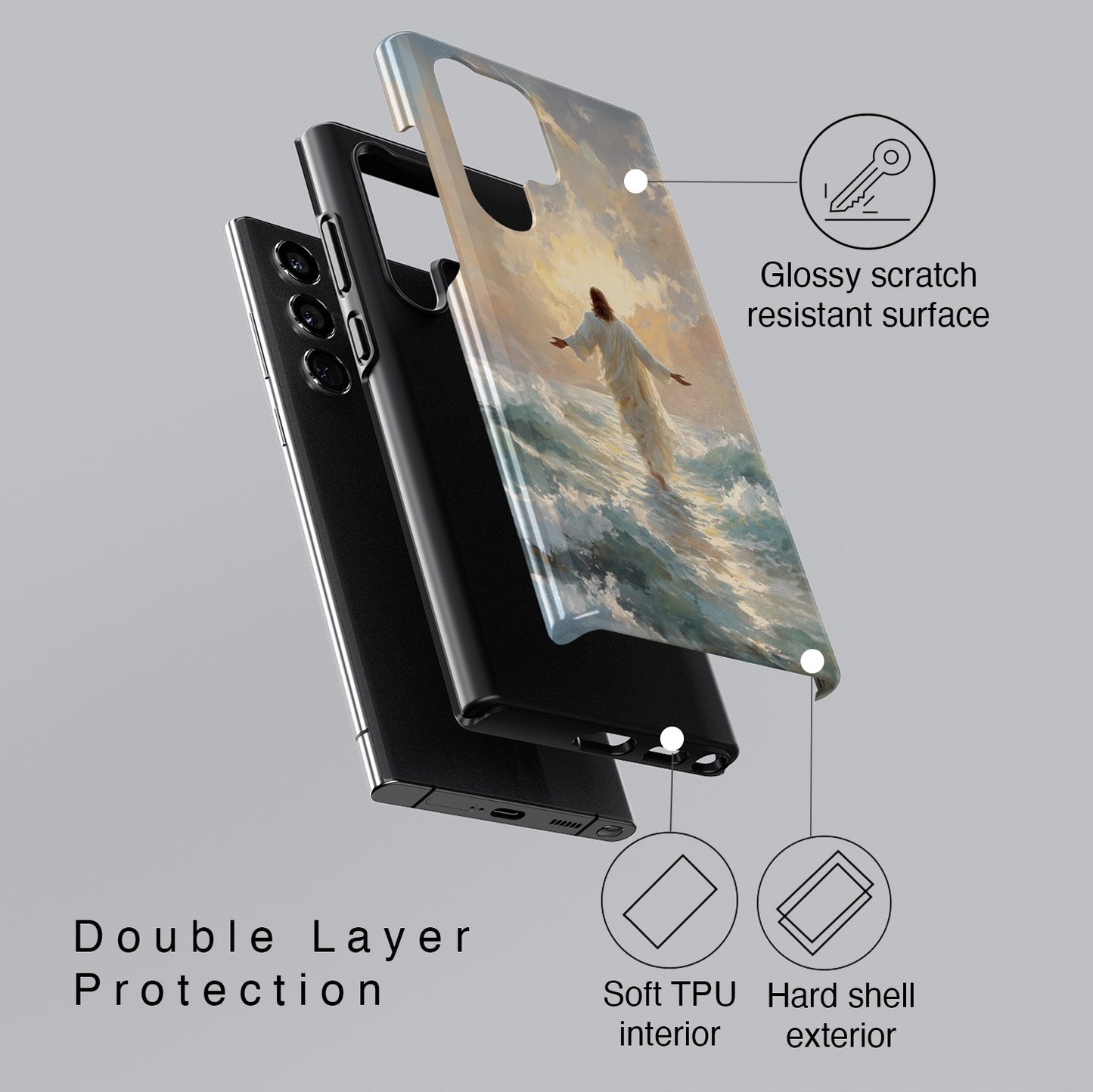 Light of Hope Design Phone Case for Galaxy S series Phones