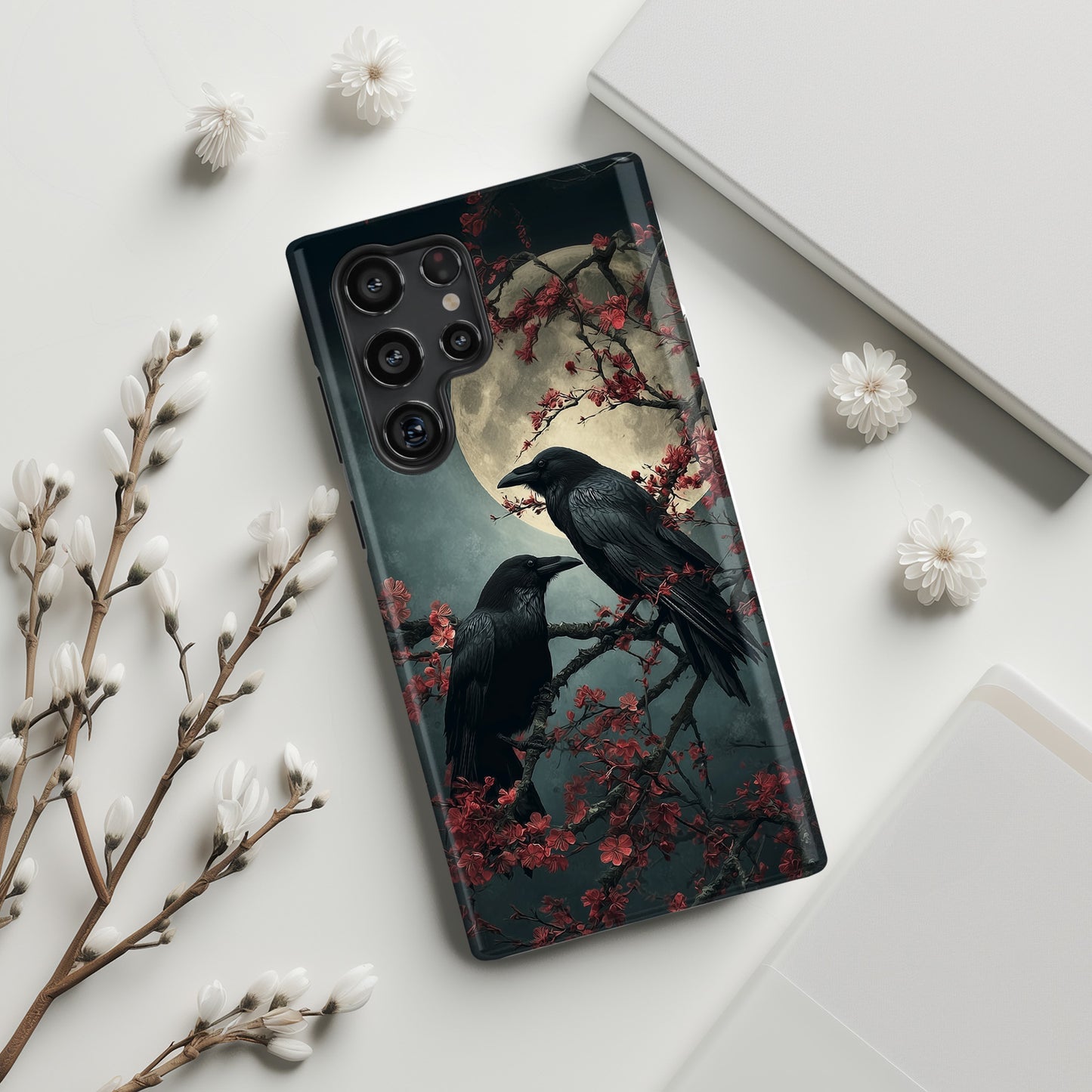 Luna Raven Design Phone Case for Galaxy S series Phones
