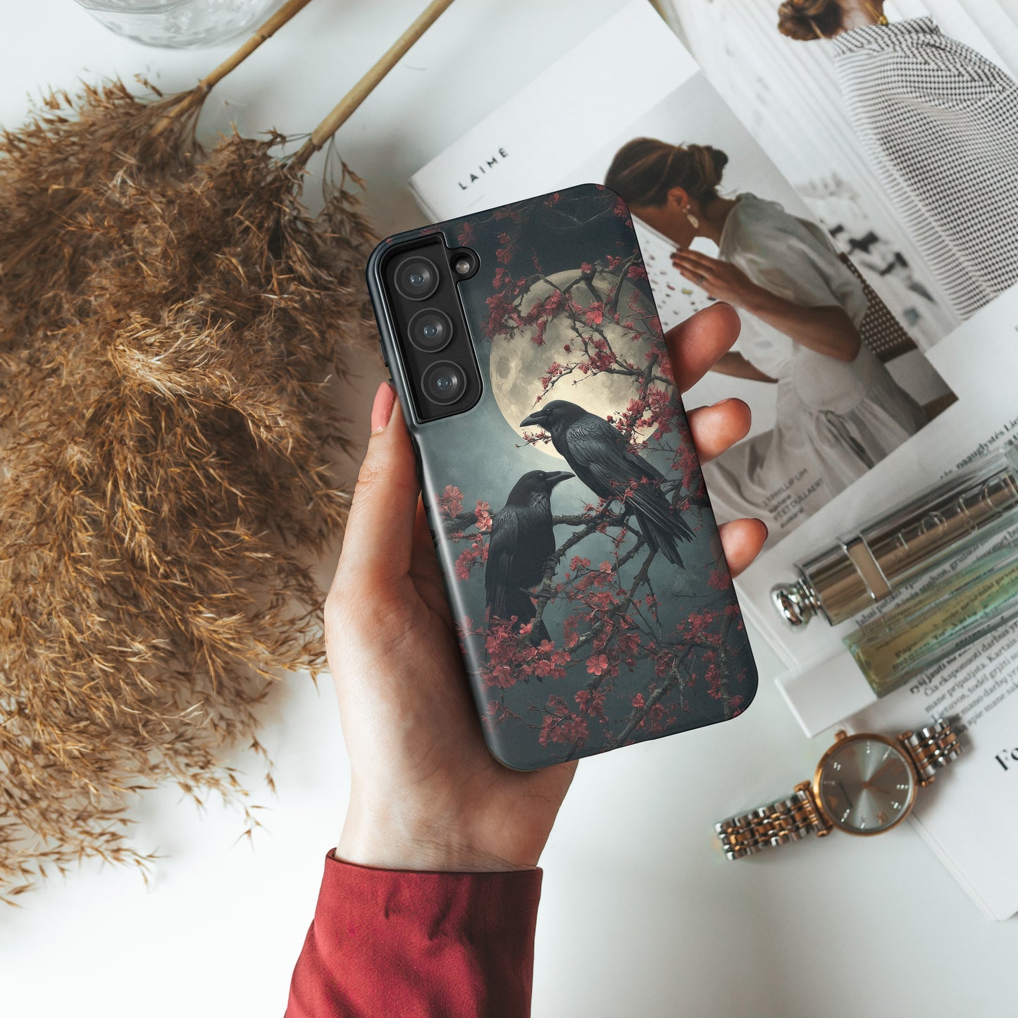Luna Raven Design Phone Case for Galaxy S series Phones