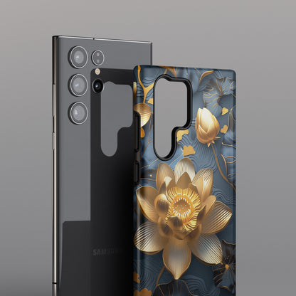 Luxury 3D Lotus Design Samsung Phone Case