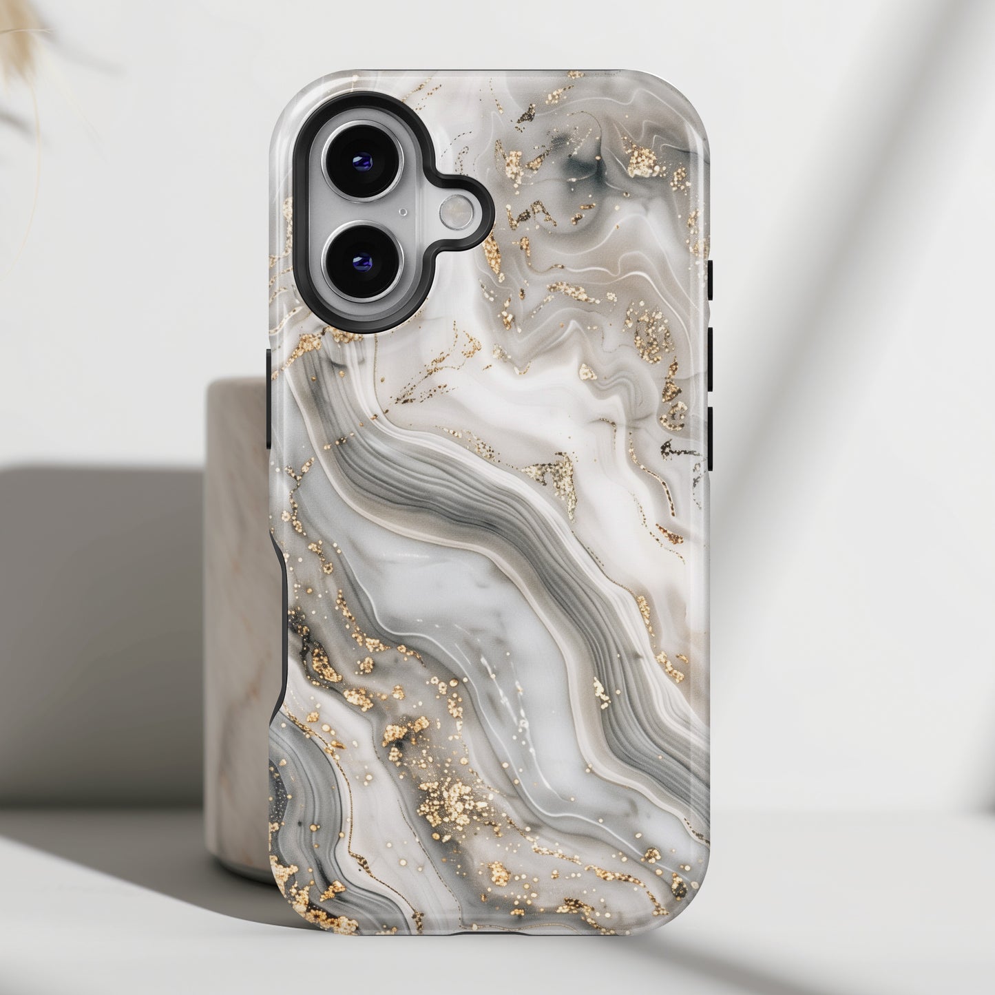 Luxury Grey Marble Case for iPhone