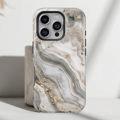 Luxury Grey Marble Case for iPhone