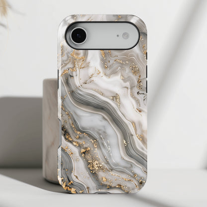 Luxury Grey Marble Case for iPhone