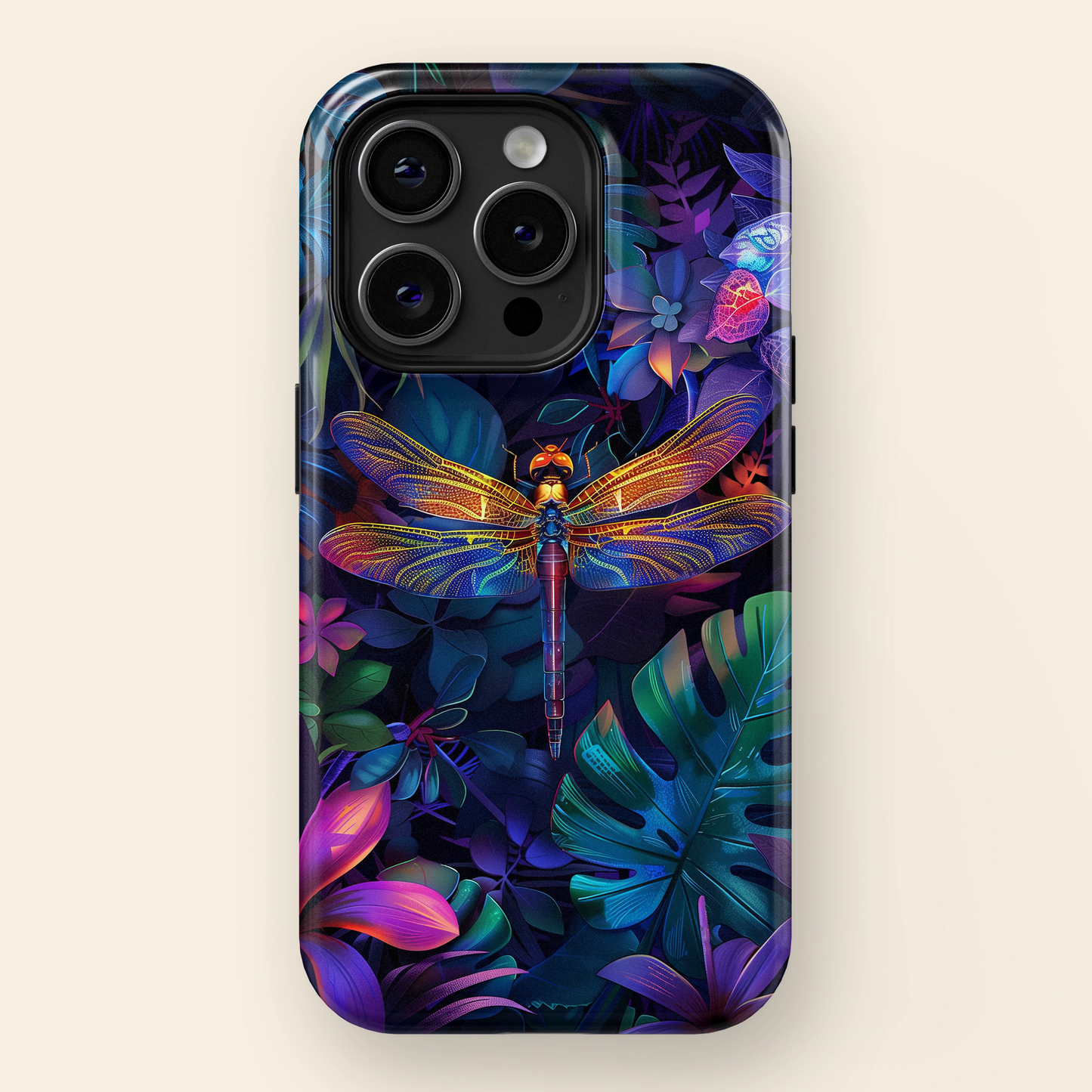 Magical Dragonfly Design iPhone Case