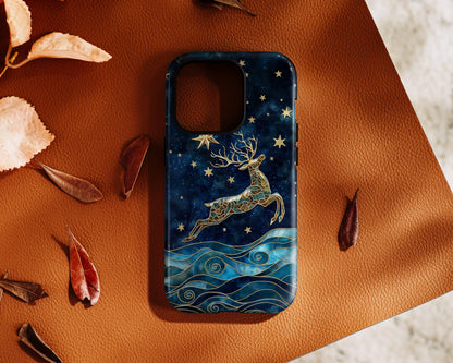 Magical Reindeer Design iPhone Case