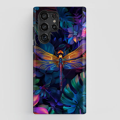 Magical Dragonfly Design Samsung Phone Case