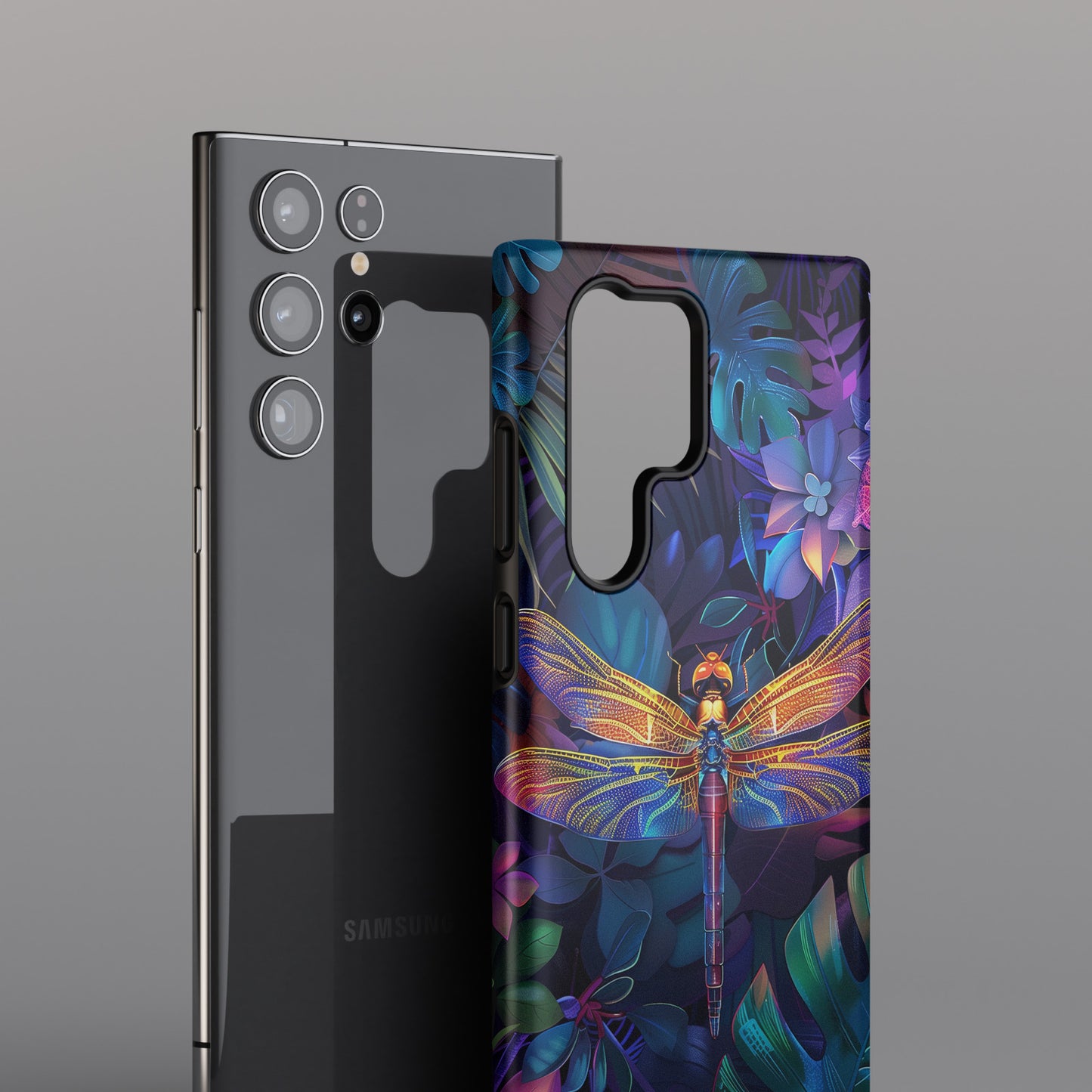 Magical Dragonfly Design Samsung Phone Case