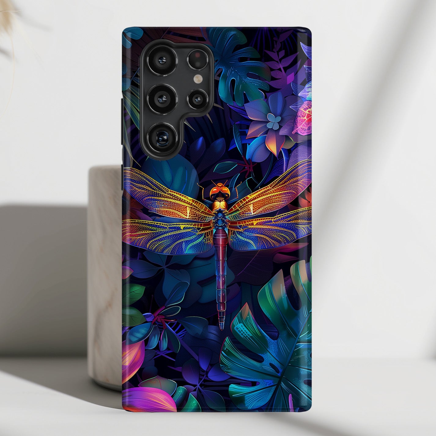 Magical Dragonfly Design Samsung Phone Case