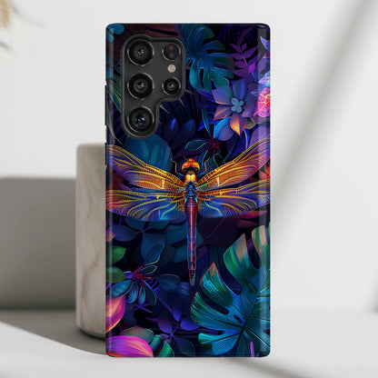 Magical Dragonfly Design Samsung Phone Case