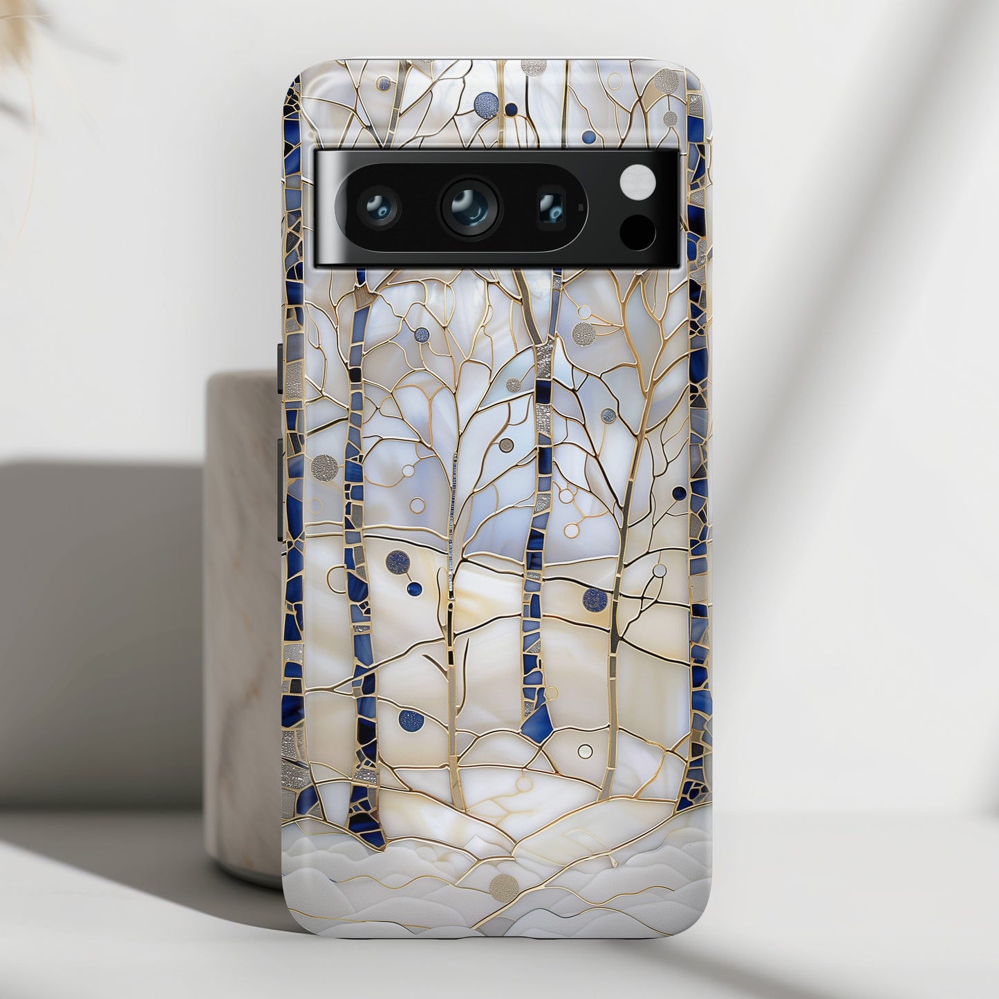 Magical Forest Stained Glass Design Google Pixel Phone Case