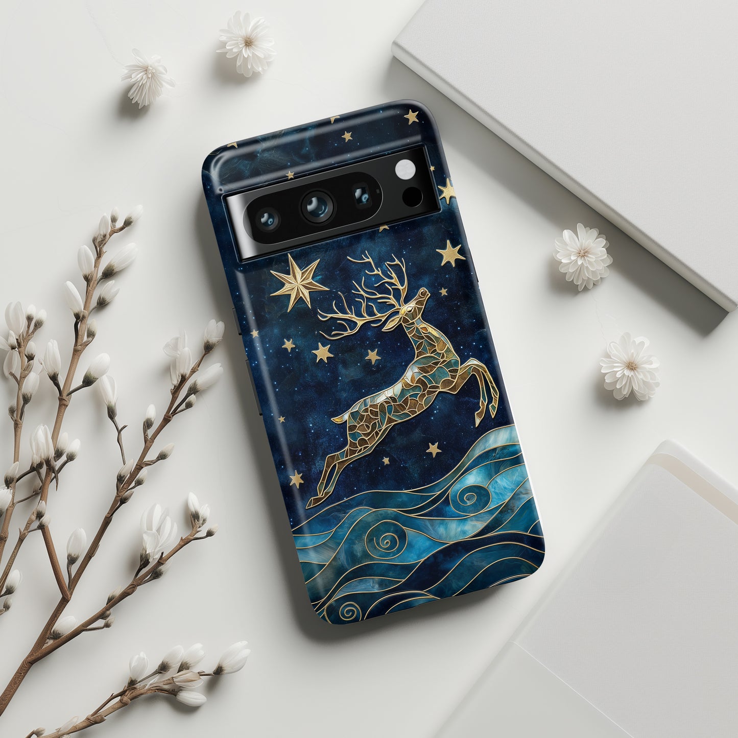 Magical Reindeer Design Google Pixel Phone Case