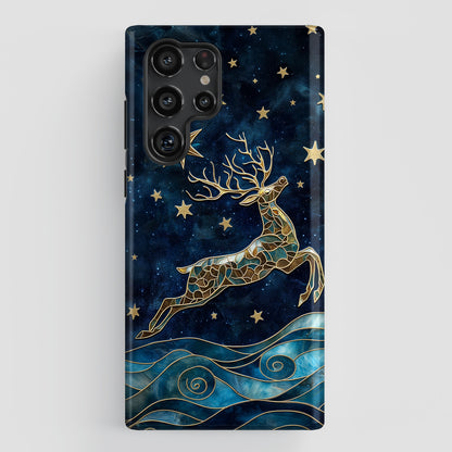 Magical Reindeer Design Samsung Phone Case