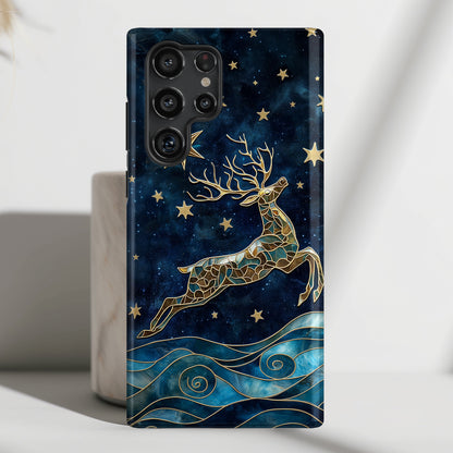 Magical Reindeer Design Samsung Phone Case