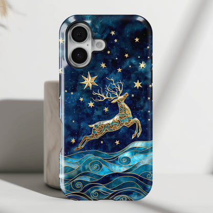 Magical Reindeer Design iPhone Case