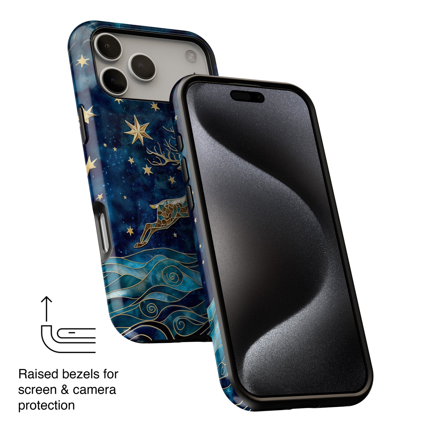 Magical Reindeer Design iPhone Case