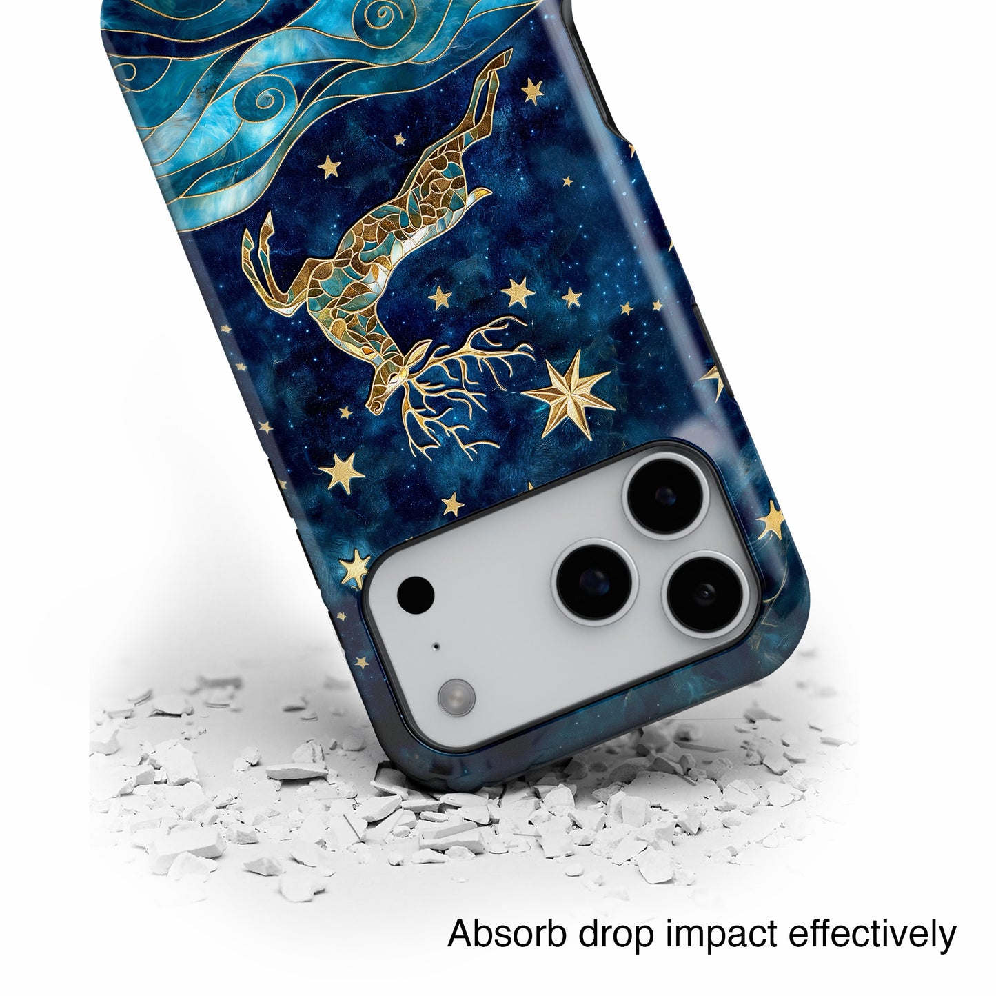 Magical Reindeer Design iPhone Case