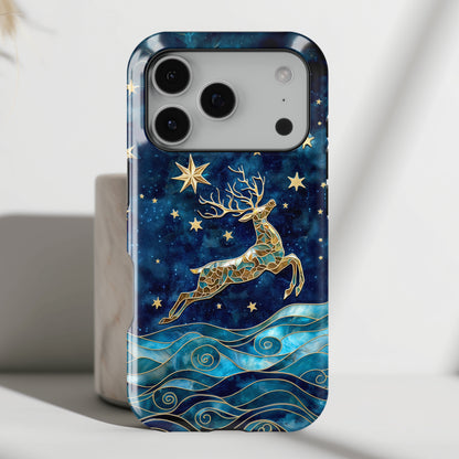 Magical Reindeer Design iPhone Case