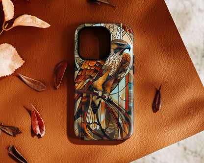 Majestic Hawk Art Nouveau Style Design iPhone Case