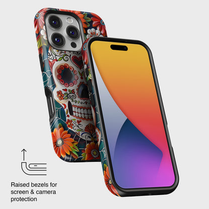 Calaveritas Mexican Sugar Skull Design iPhone Case