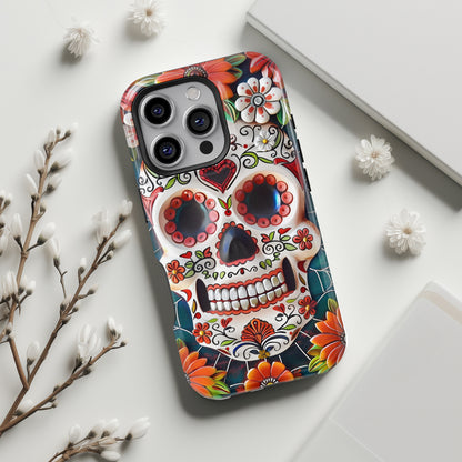 Calaveritas Mexican Sugar Skull Design iPhone Case