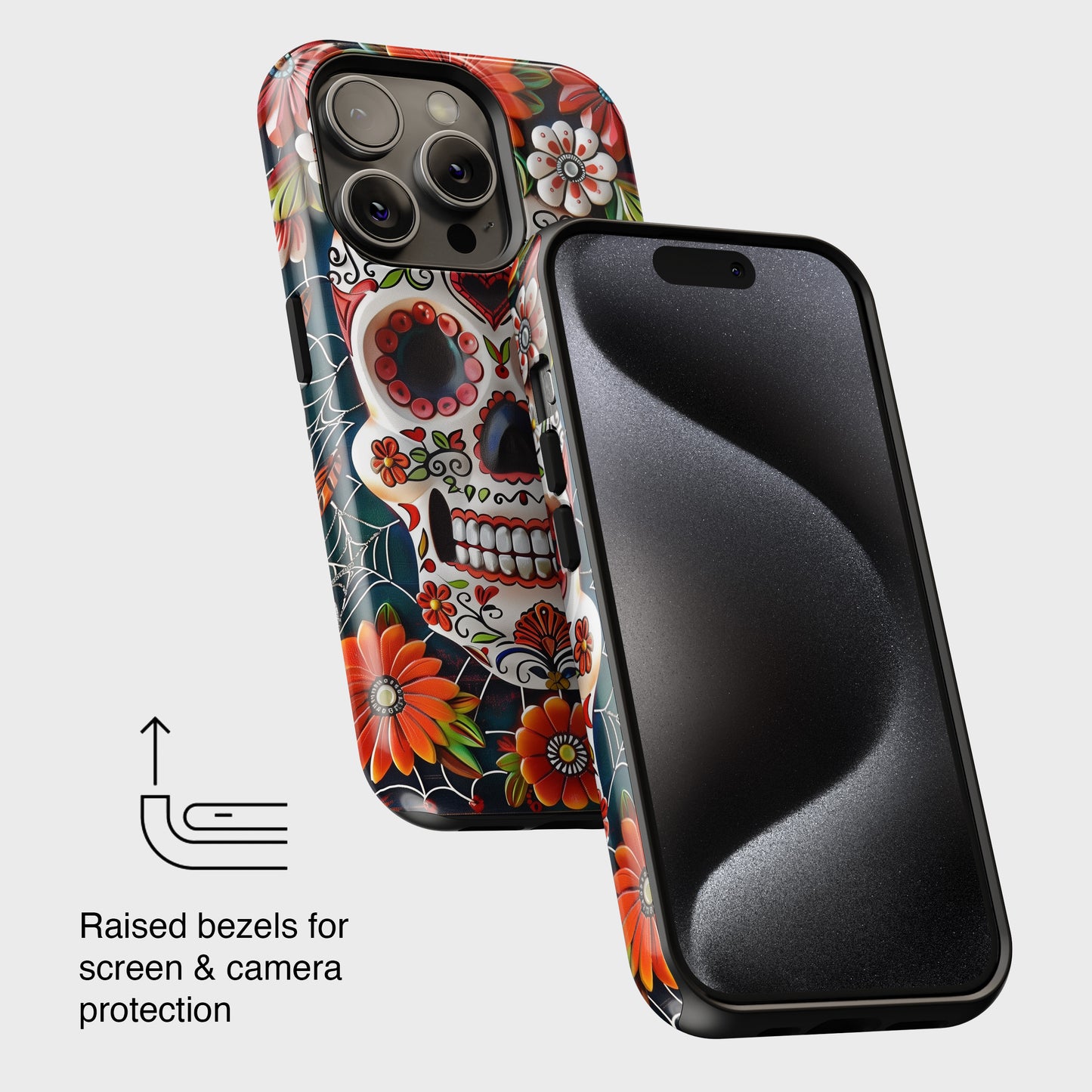 Calaveritas Mexican Sugar Skull Design iPhone Case