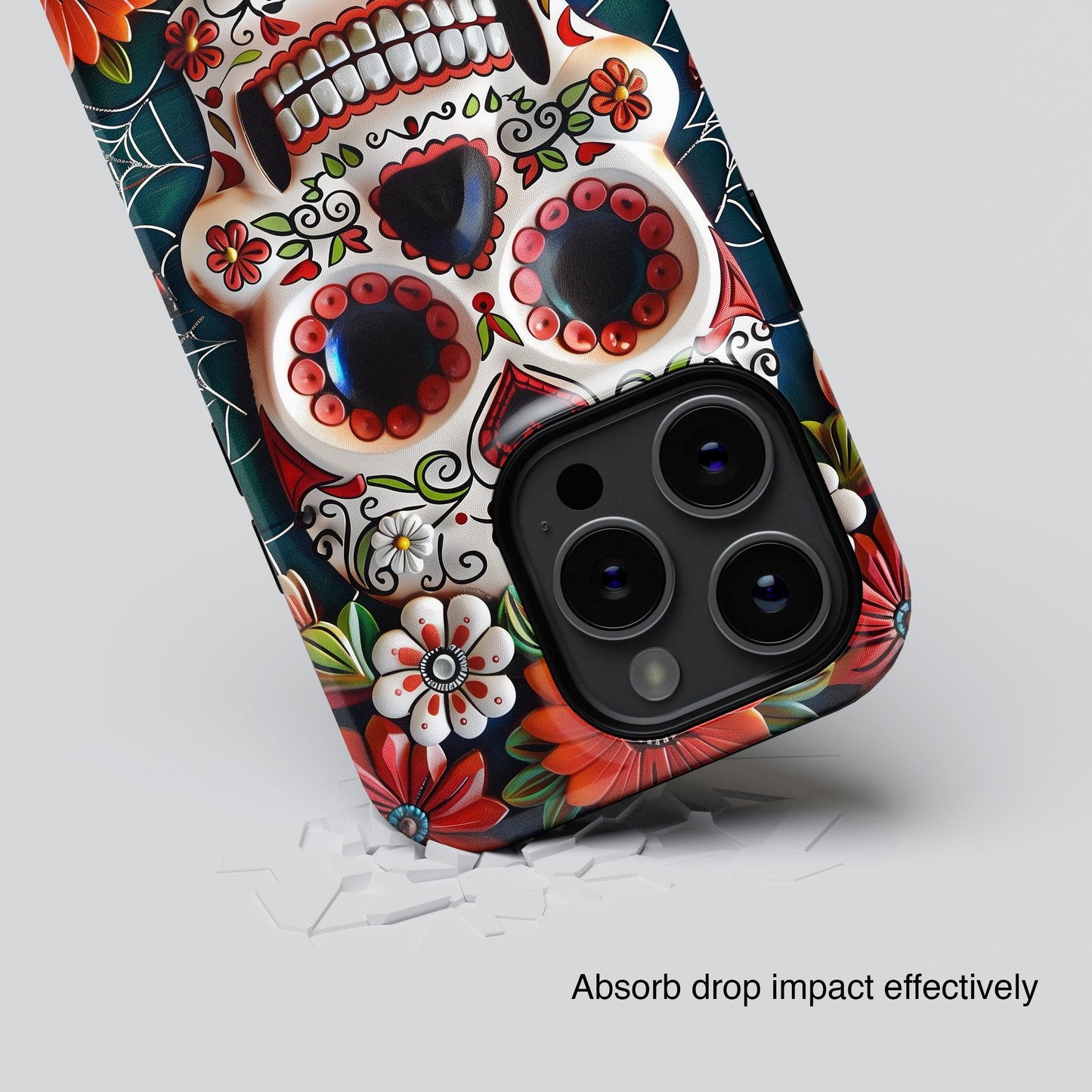 Calaveritas Mexican Sugar Skull Design iPhone Case