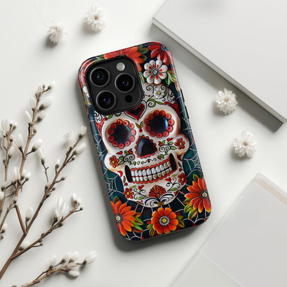 Calaveritas Mexican Sugar Skull Design iPhone Case