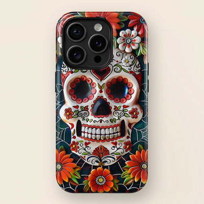 Calaveritas Mexican Sugar Skull Design iPhone Case