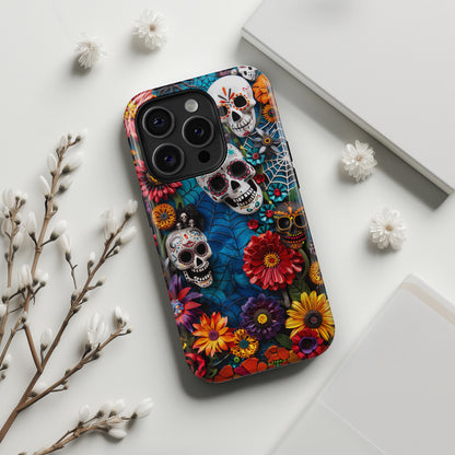 Calaveritas Mexican Sugar Skull Design 2 iPhone Case