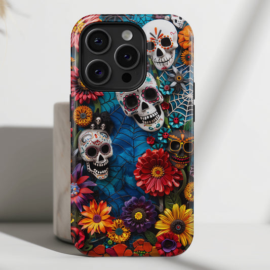 Calaveritas Mexican Sugar Skull Design 2 iPhone Case