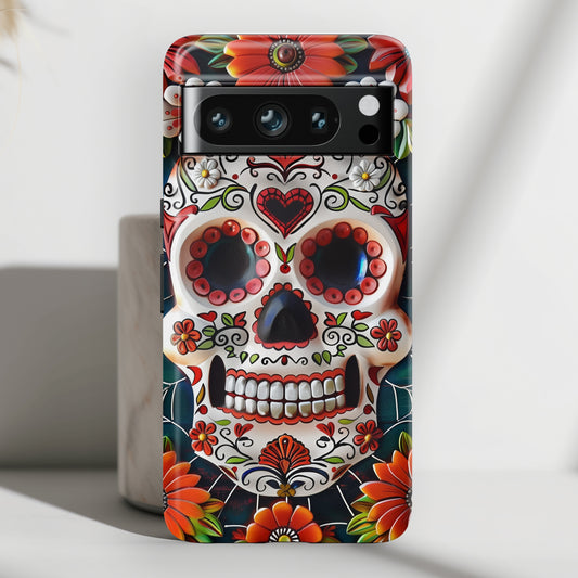 Calaveritas Mexican Sugar Skull Design Google Pixel Phone Case