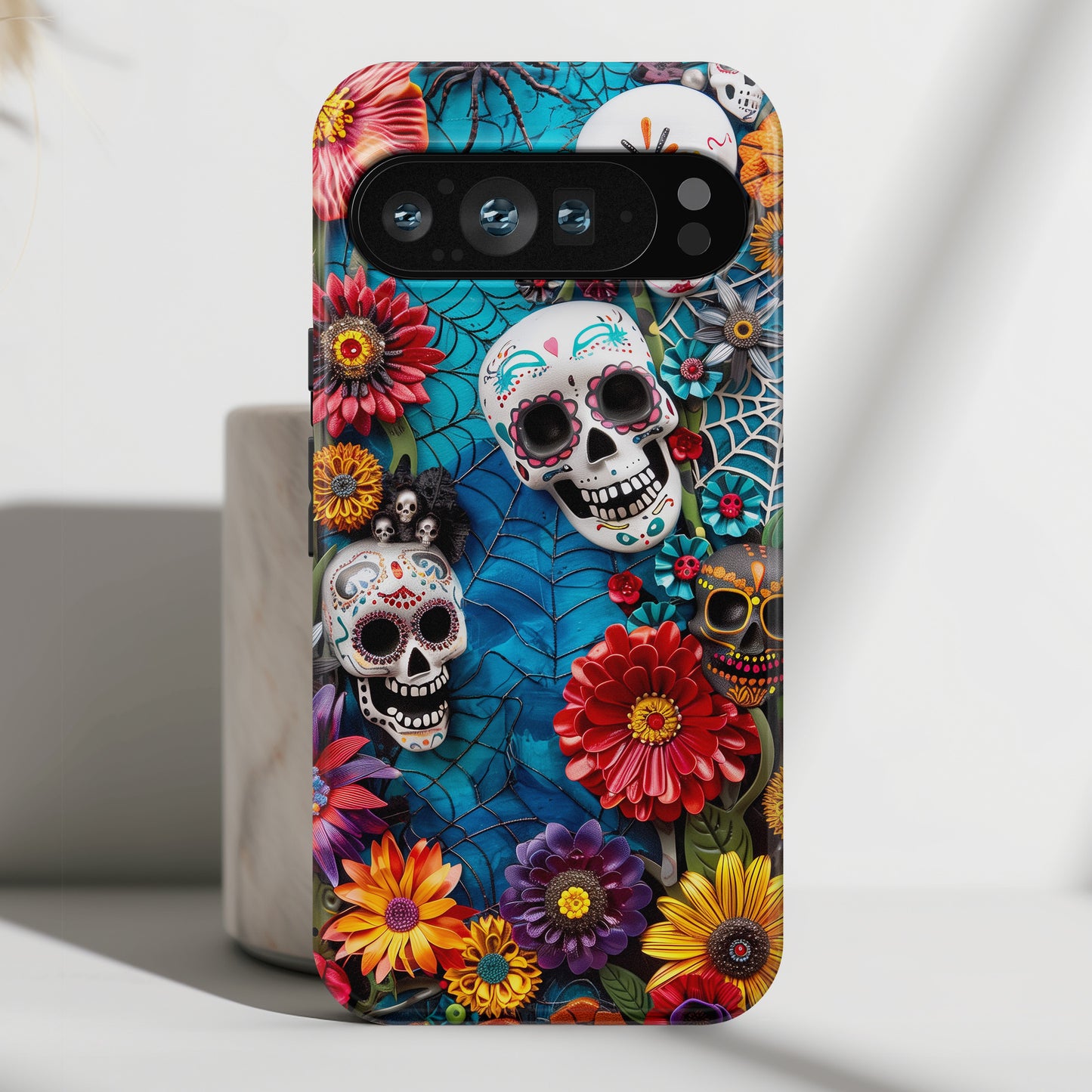 Calaveritas Mexican Sugar Skull Design 2 Google Pixel Phone Case