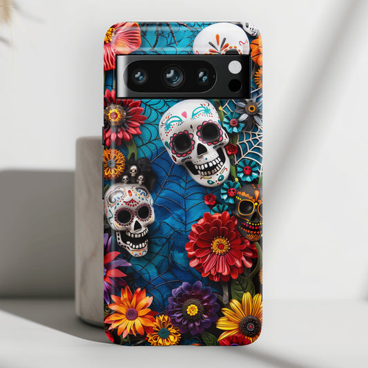 Calaveritas Mexican Sugar Skull Design 2 Google Pixel Phone Case