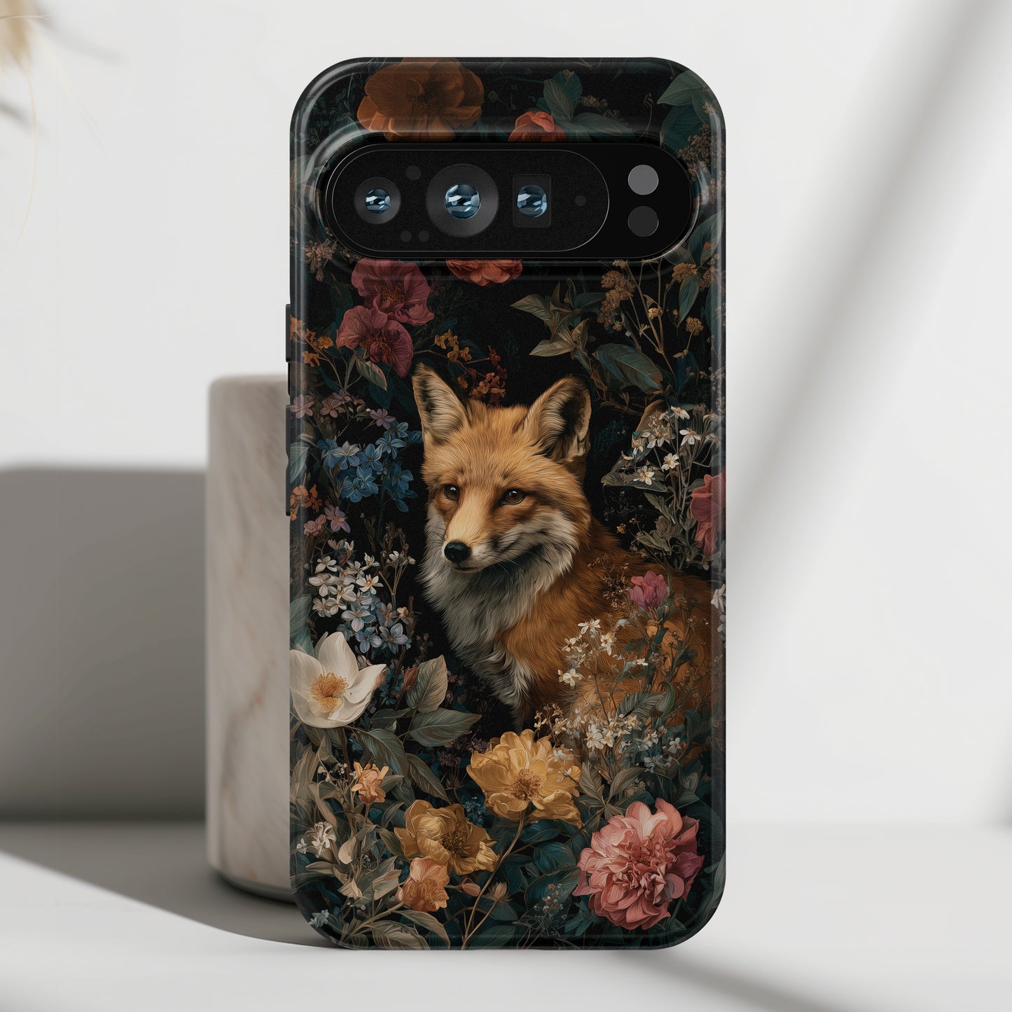 Midnight Garden Fox Design Phone Case for Google Pixel