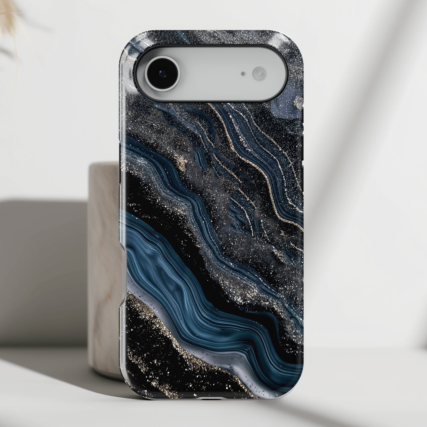 Midnight River Marble Design for iPhone