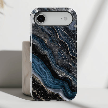 Midnight River Marble Design for iPhone