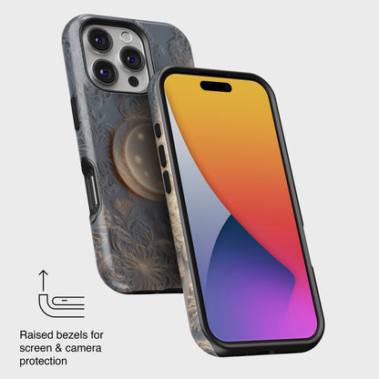Moonlit Blossom Design iPhone Case