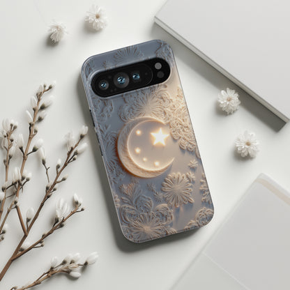 Moonlit Blossom Design Phone Case for Google Pixel