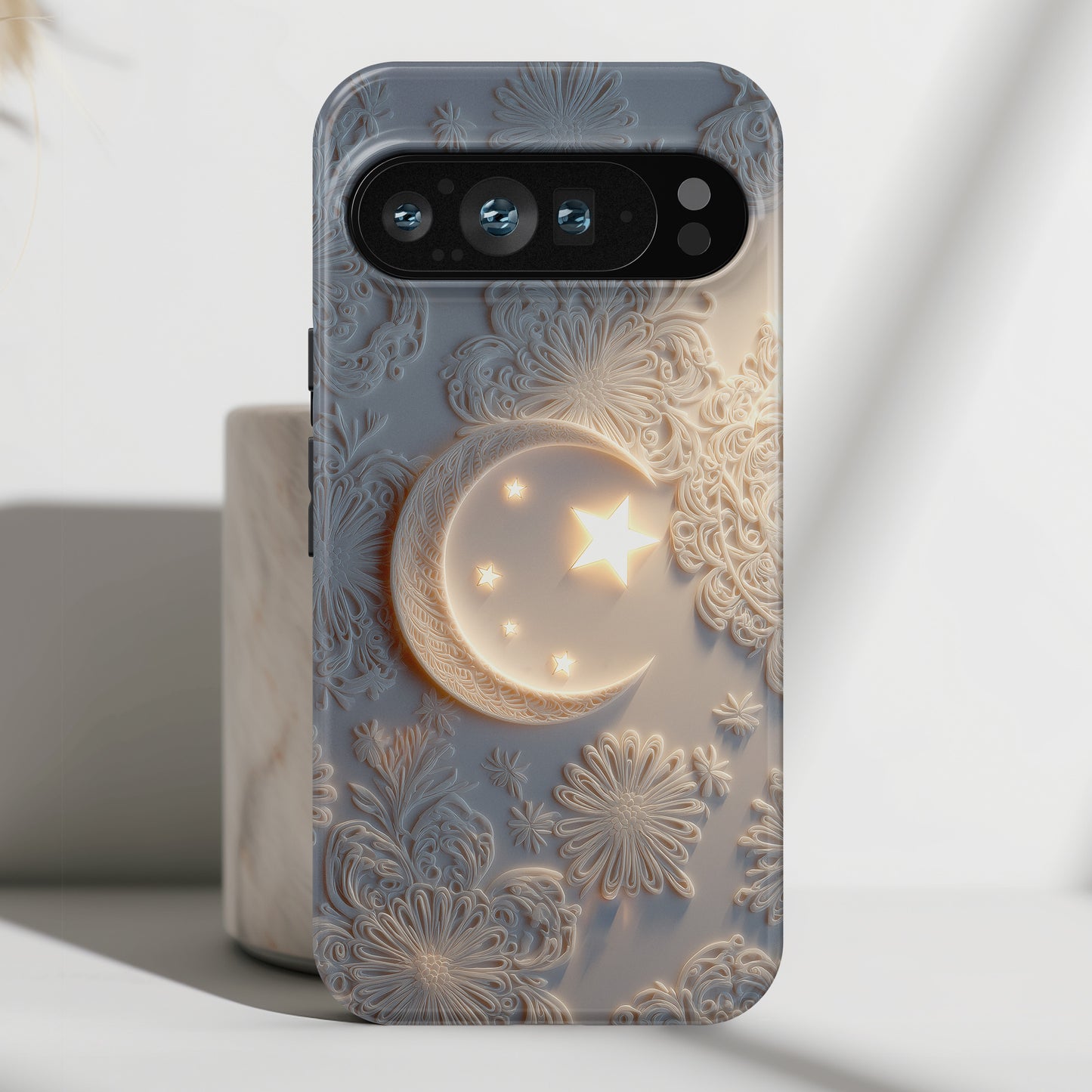 Moonlit Blossom Design Phone Case for Google Pixel