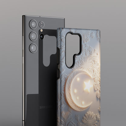 Moonlit Blossom Design Phone Case for Galaxy S series Phones