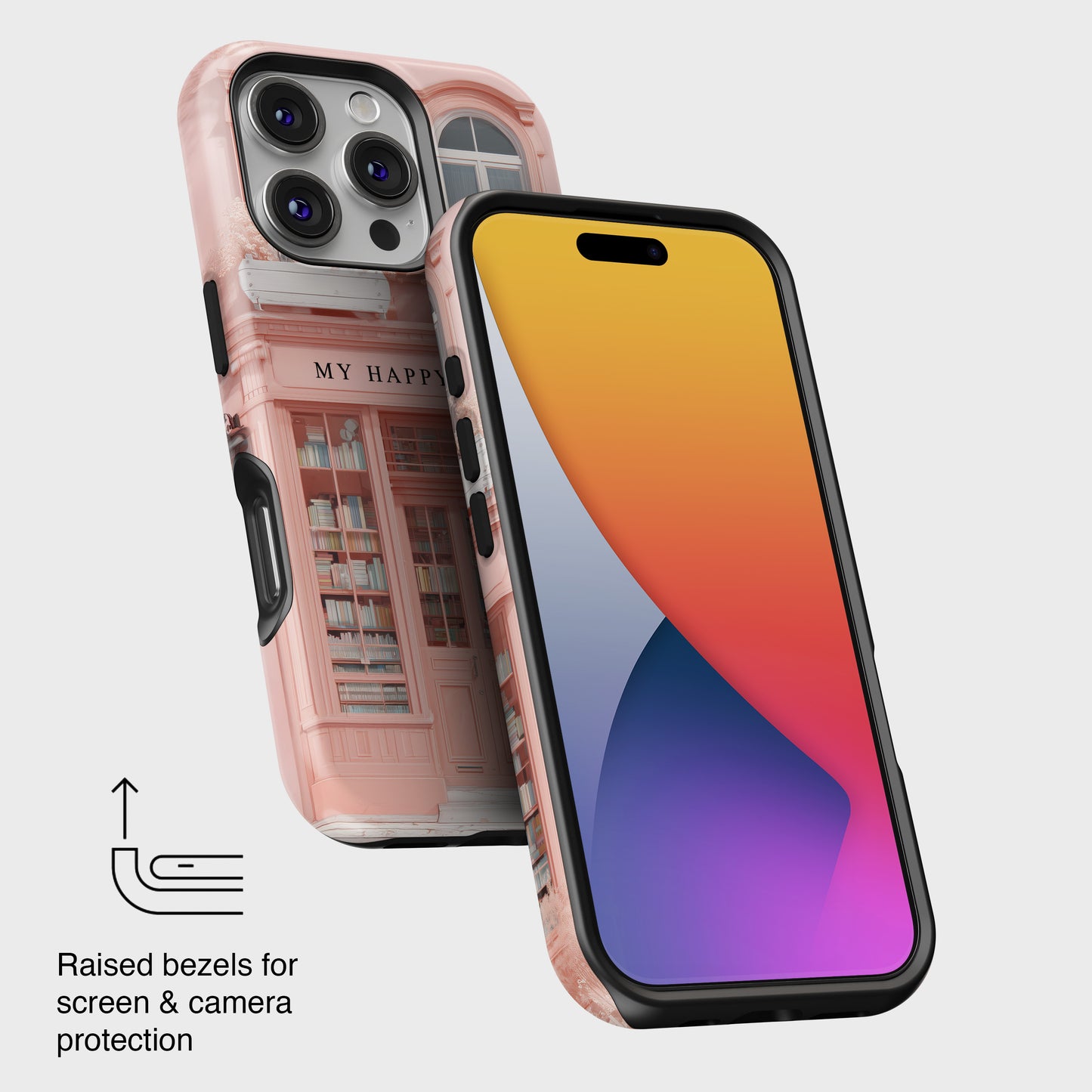 My Happy Place Design iPhone Case