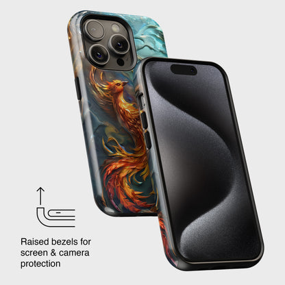 Mythical Phoenix Design iPhone Case